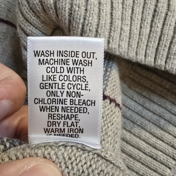 Croft & Barrow Crewneck Sweater Unisex Grandpa Grandma Coastal Preppy Fall - Picture 7 of 7